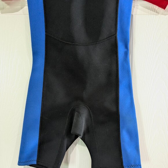 Stearns Youth Shortie Wetsuit, Neoprene Nylon, Black Blue Red, Size Medium, Warm - Picture 4 of 16